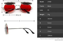 Round Flip Sunglasses