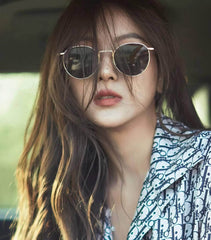 Round Metal Polarised Sunglasses