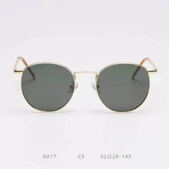 Round Metal Polarised Sunglasses