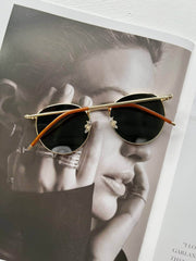 Round Metal Polarised Sunglasses