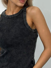 Round Neck Knit Tank