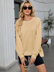 Round Neck Long Sleeve Sweatshirt