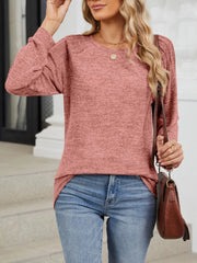 Round Neck Long Sleeve T-Shirt
