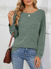 Round Neck Long Sleeve T-Shirt