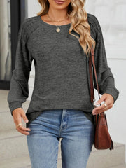 Round Neck Long Sleeve T-Shirt