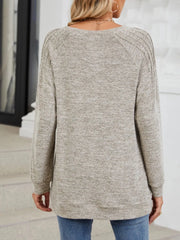 Round Neck Long Sleeve T-Shirt
