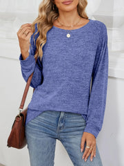 Round Neck Long Sleeve T-Shirt