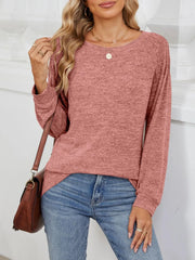 Round Neck Long Sleeve T-Shirt