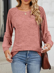 Round Neck Long Sleeve T-Shirt