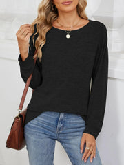Round Neck Long Sleeve T-Shirt