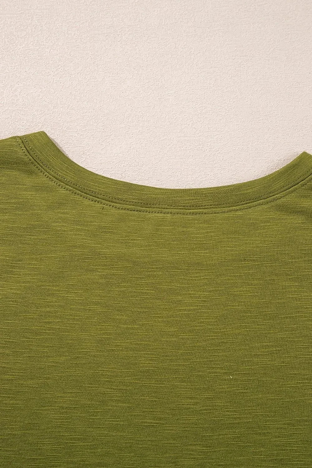 Round Neck Mesh Long Sleeve T-Shirt