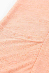 Round Neck Short Sleeve Sheer Cover-Up