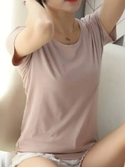 Round Neck Short Sleeve T-Shirt