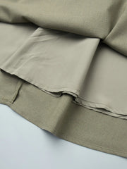 Round Neck Sleeveless Top and Skirt Set