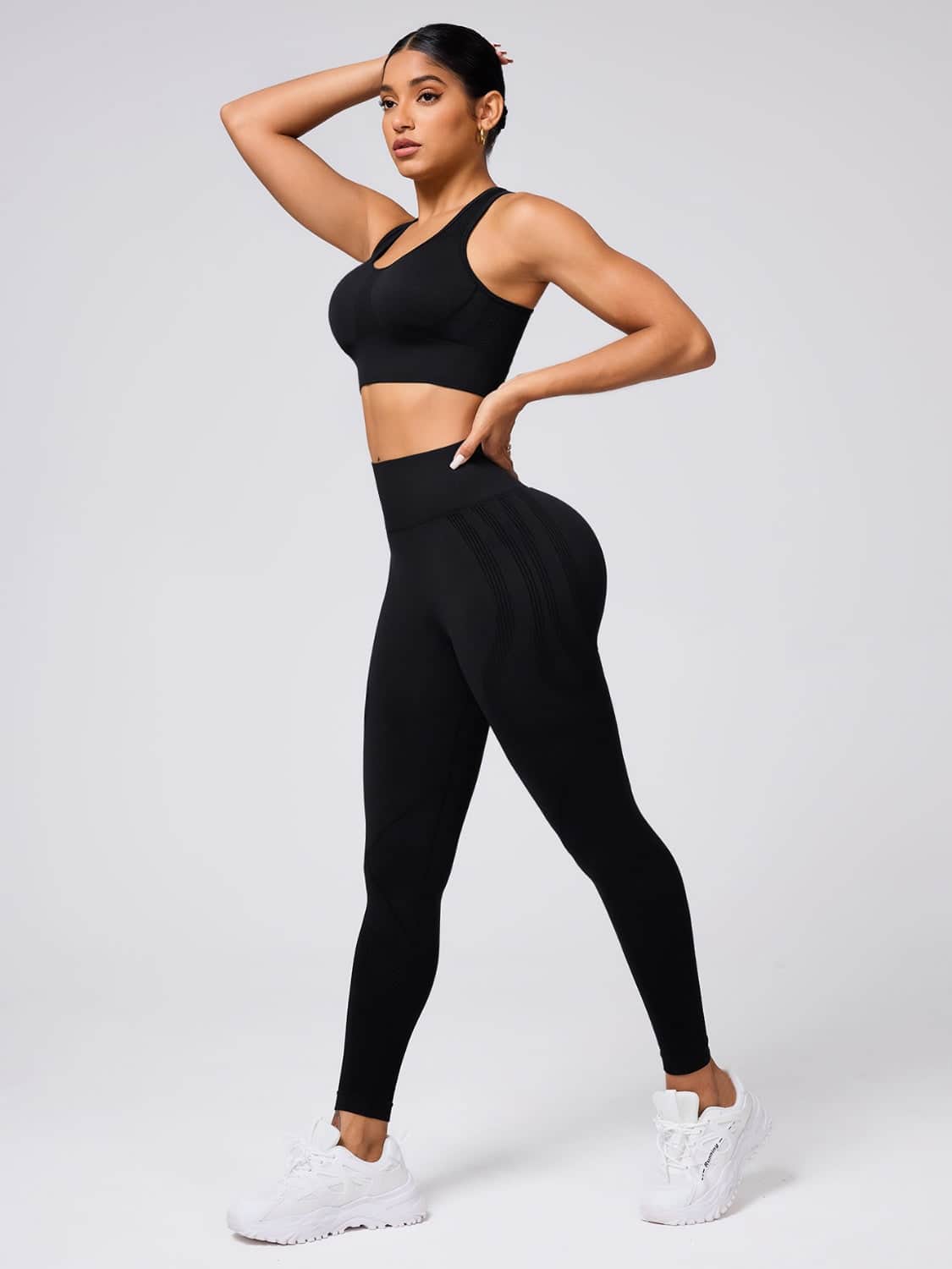 Round Neck Wide Strap Tank and Leggings Active Set