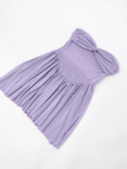 Ruched Sweetheart Neck Tube Dress