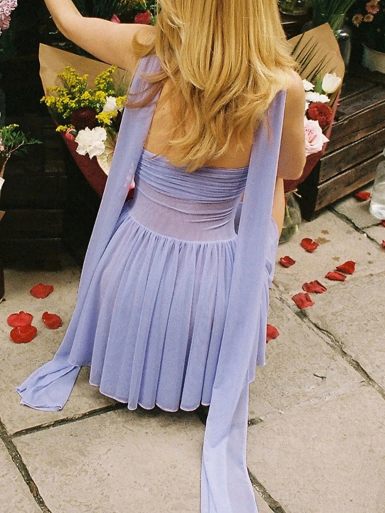 Ruched Sweetheart Neck Tube Dress