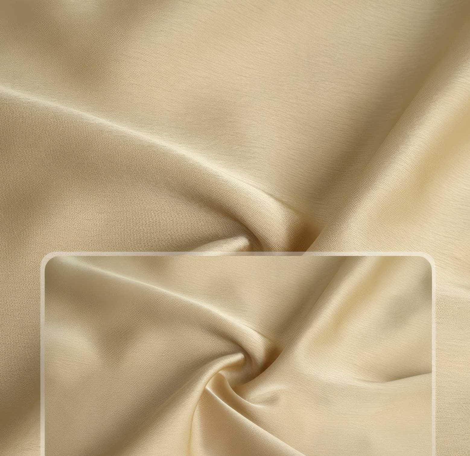 Ruffled Asymmetrical Satin Slip Dress