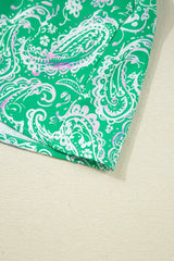 Ruffled Hem Long Sleeve Shirt Dress