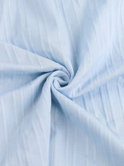 Ruffled Round Neck Flutter Sleeve Dress