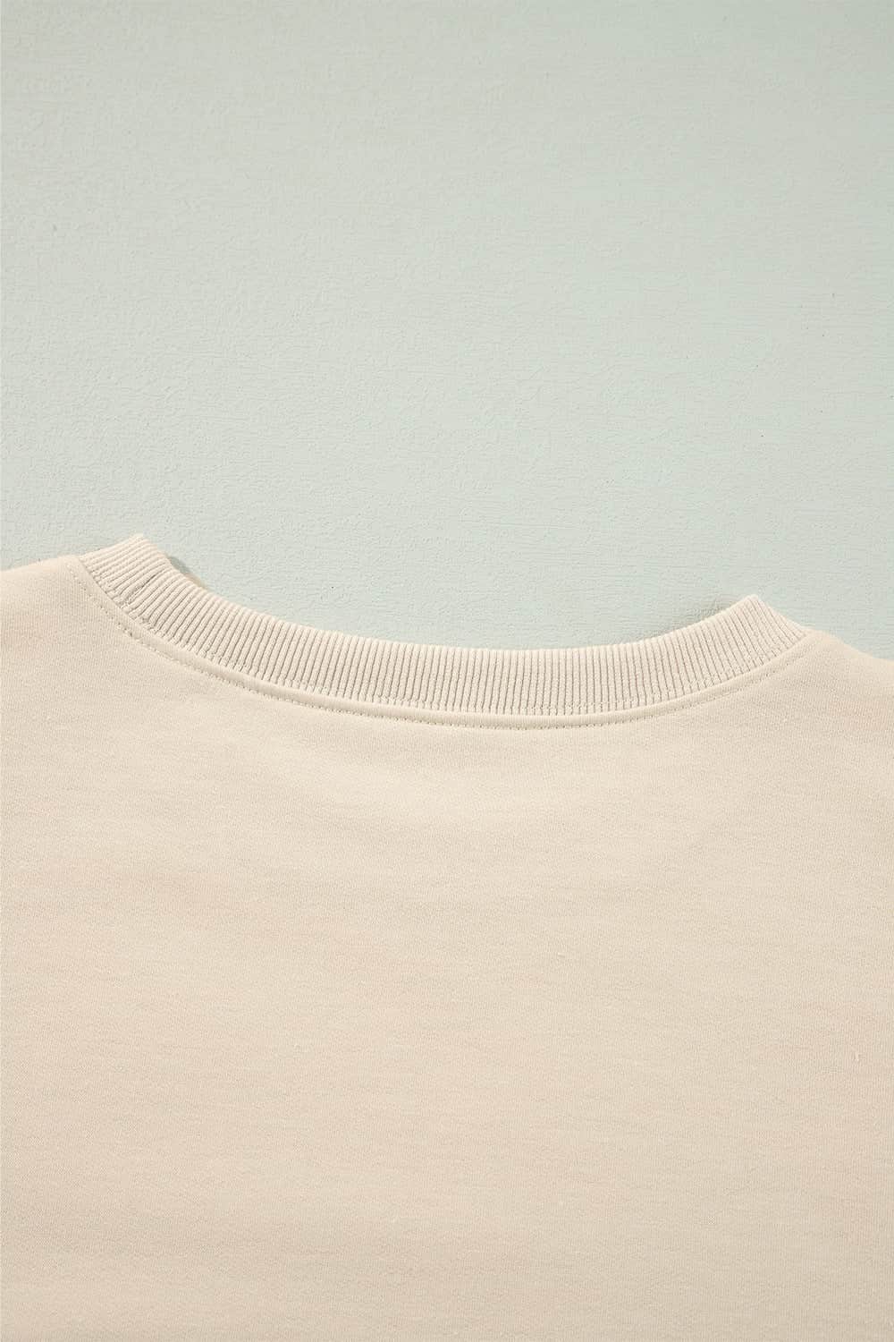 Ruffled Round Neck Long Sleeve Blouse
