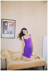 Sculpting Spaghetti Strap Bandage Bodycon Dress