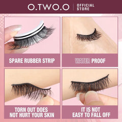 Self-Adhesive False Eyelashes: Reusable, Individual Lashes for Long Thick Volume, No Need for Glue, Eyelash Extension