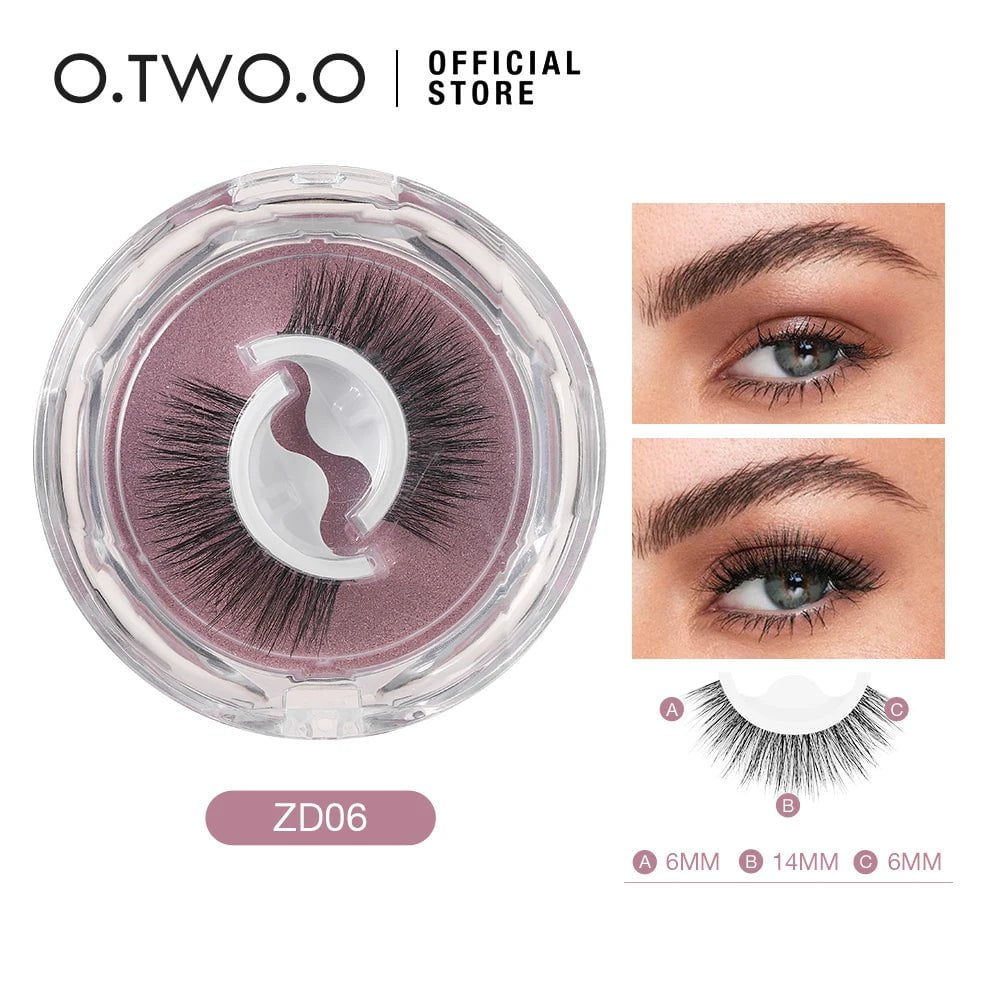 Self-Adhesive False Eyelashes: Reusable, Individual Lashes for Long Thick Volume, No Need for Glue, Eyelash Extension ZD06 / CHINA