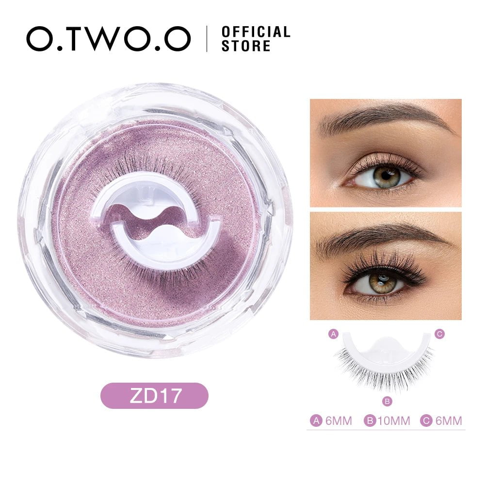 Self-Adhesive False Eyelashes: Reusable, Individual Lashes for Long Thick Volume, No Need for Glue, Eyelash Extension ZD17 / CHINA