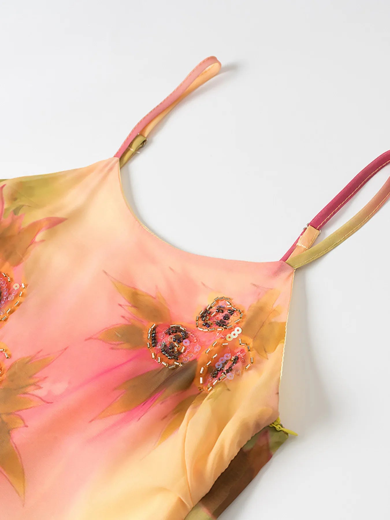 Sequin Asymmetrical Cami Dress