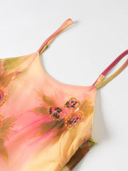 Sequin Asymmetrical Cami Dress