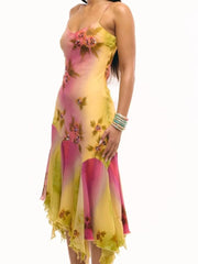 Sequin Asymmetrical Cami Dress