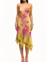 Sequin Asymmetrical Cami Dress