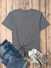Sequin Bow Short Sleeve Tee