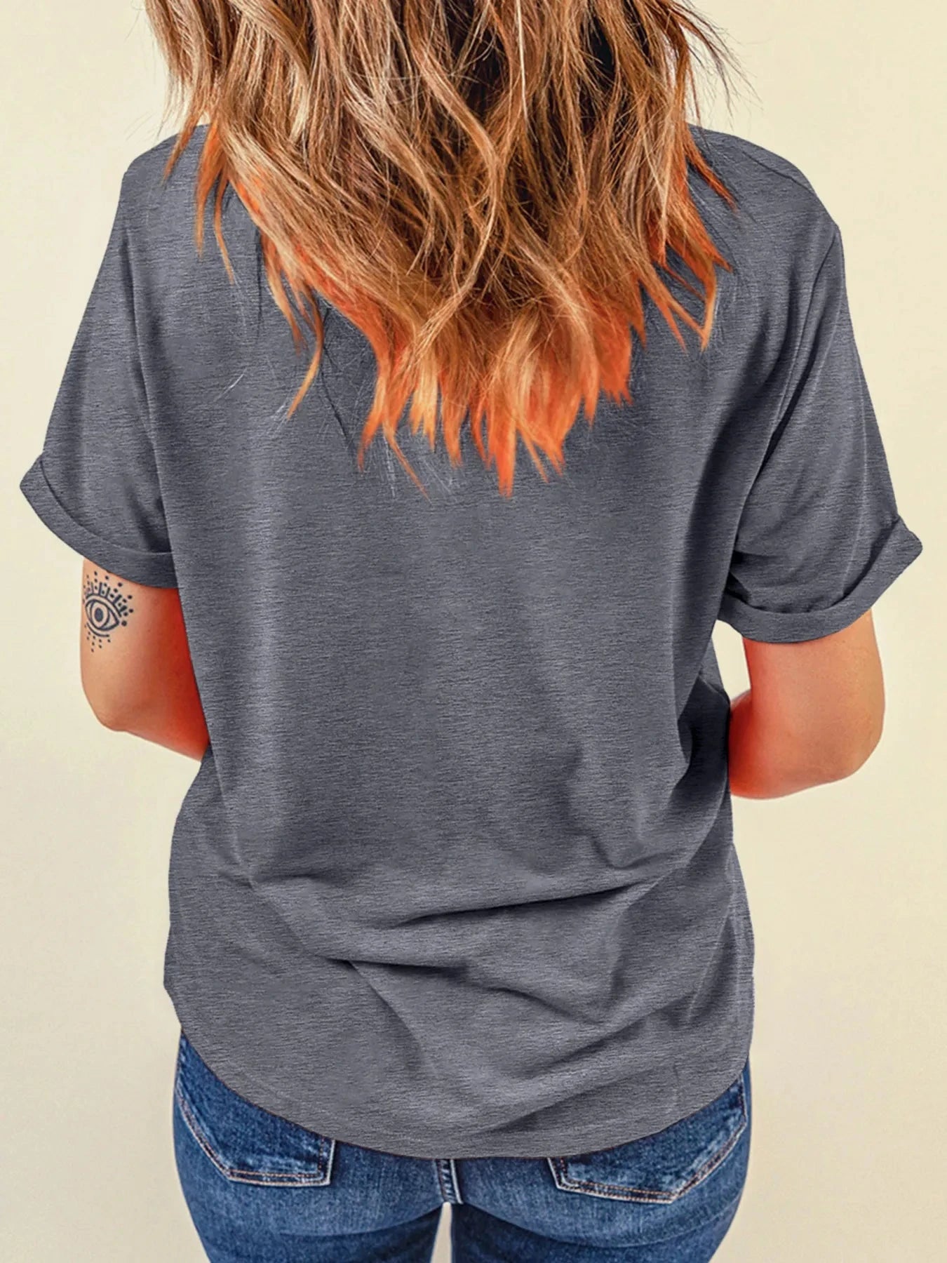 Sequin Bow Short Sleeve Tee