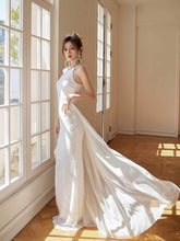 Sequin Detailed Glistening Mermaid Bridal Dress