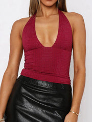 Sequin Halter Neck Cami
