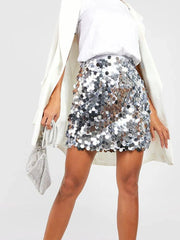 Sequin Mini Skirt