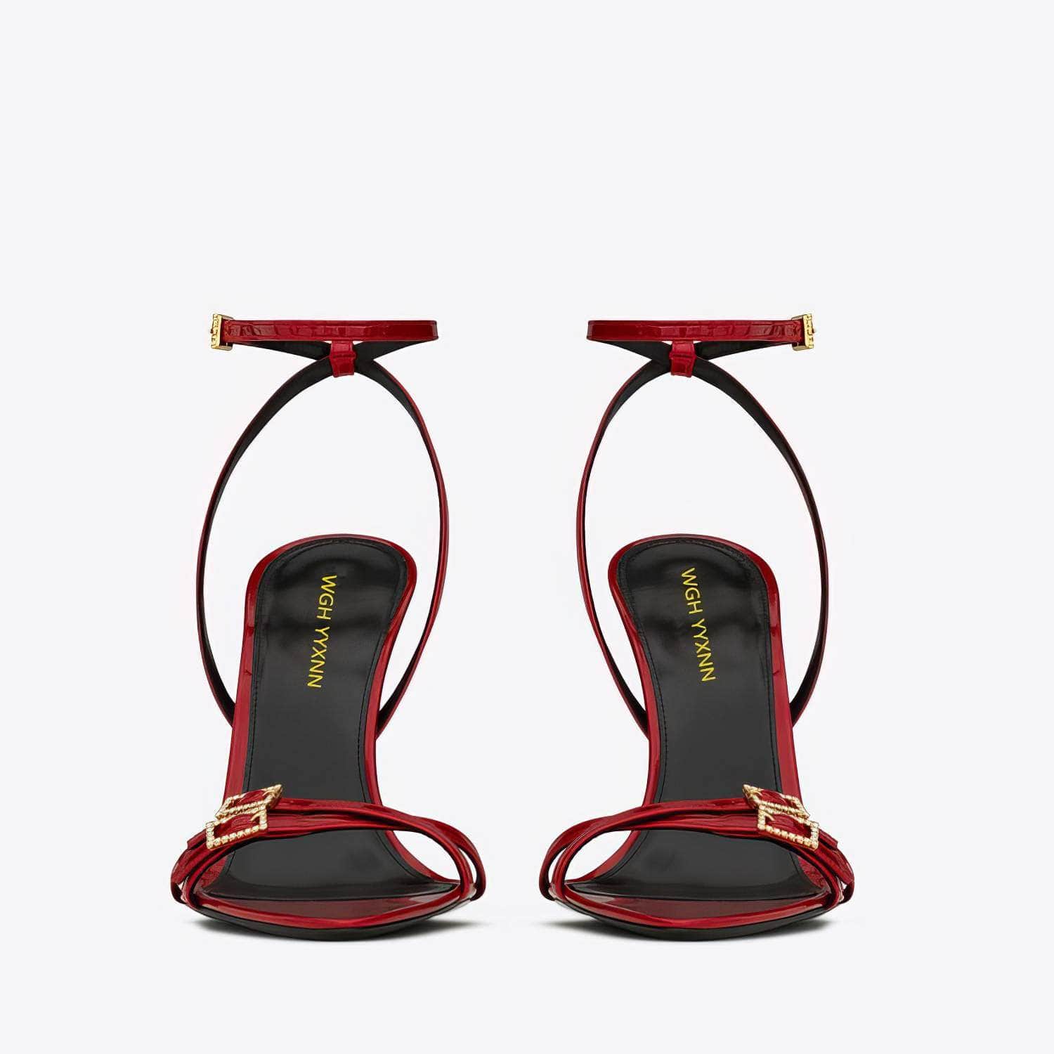 Sexy Crossed Strap Pointed Toe Heels