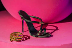 Sexy Snake Ankle Strap Heels