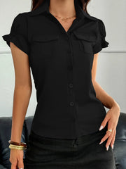 Short Sleeve Button-Up Shirt