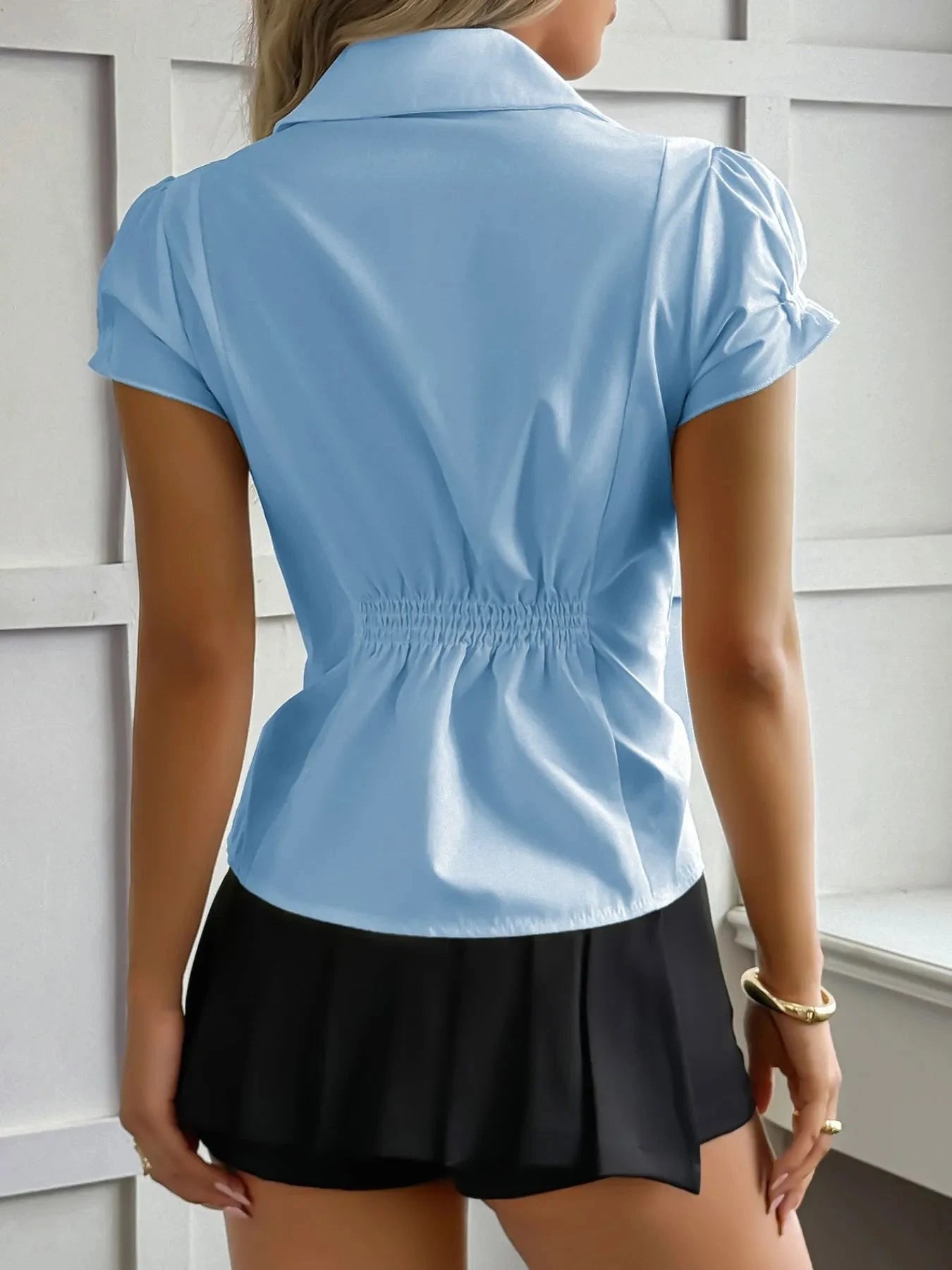 Short Sleeve Button-Up Shirt