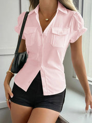 Short Sleeve Button-Up Shirt
