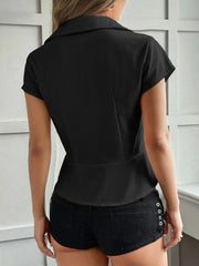 Short Sleeve Button-Up Shirt