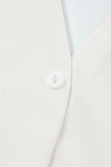 Short Sleeve Notched Blouse