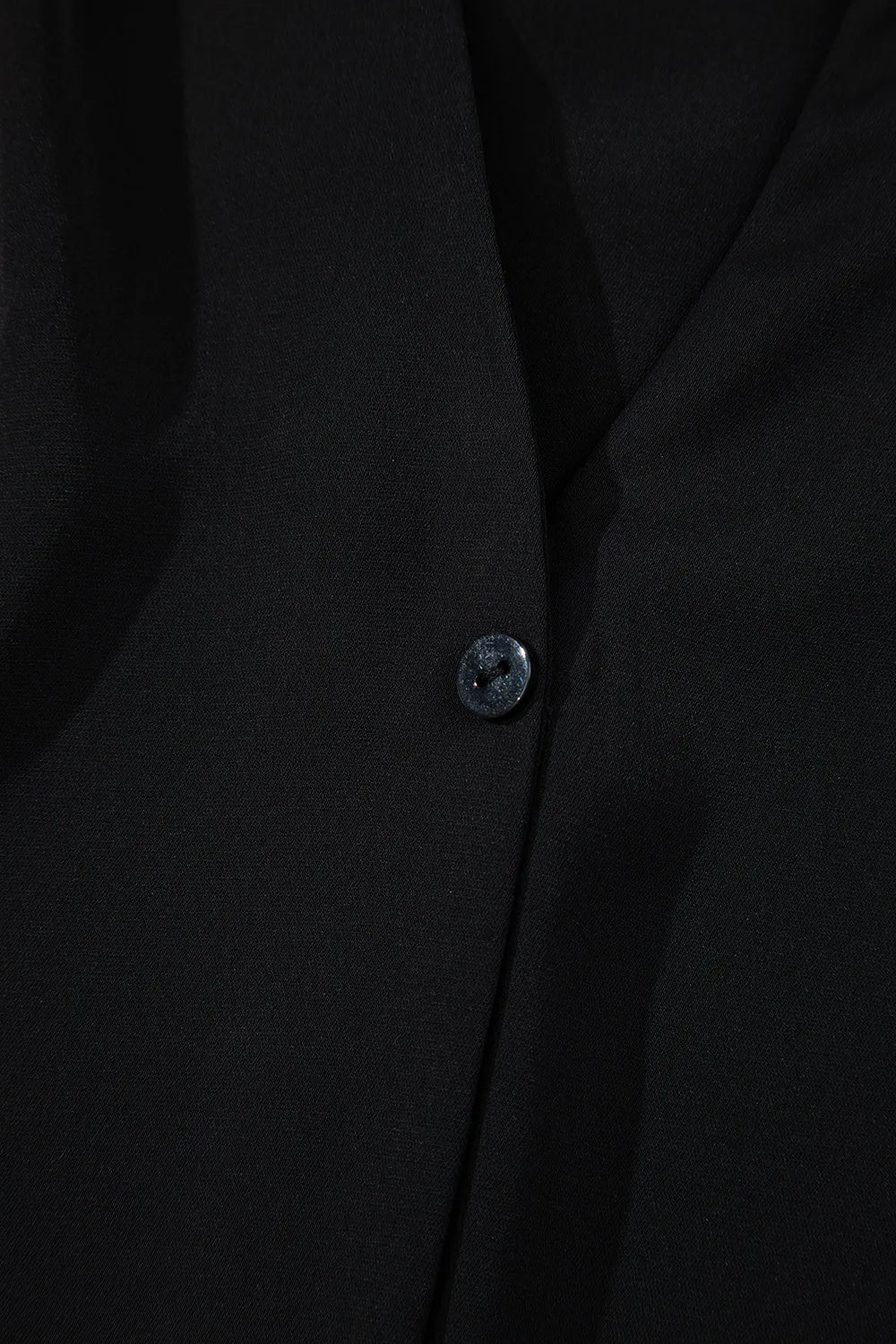 Short Sleeve Notched Blouse