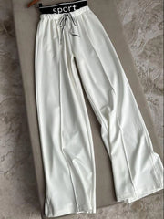 Short Sleeve Top and Wide Leg Pants Set