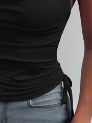 Side Drawstring Ruched Cami