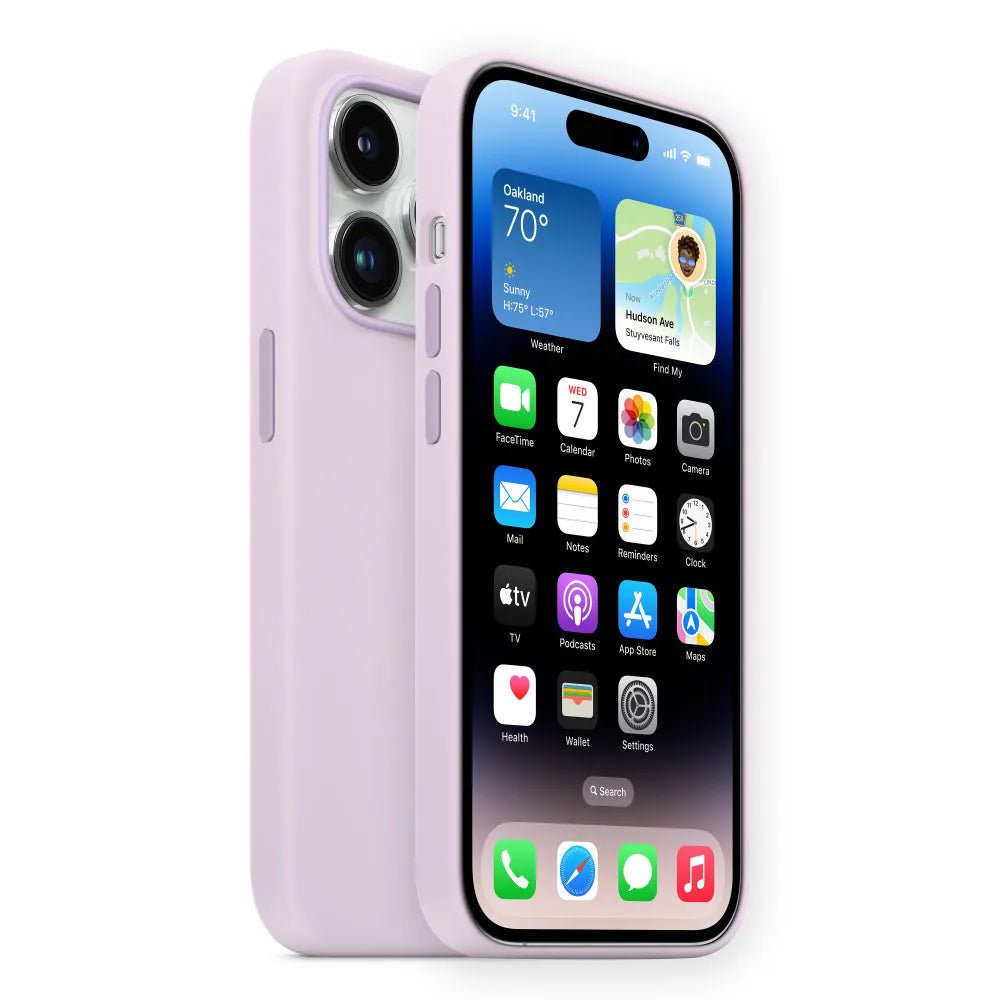 Silicone Case for iPhone 14 Pro Max: MagSafe Compatible, Supports Wireless Magnetic Charging