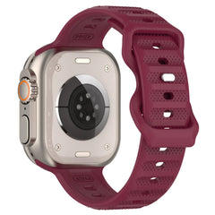 Silicone strap for Apple Watch: compatible with various iWatch sizes 1427Wine R / 38 40 41mm